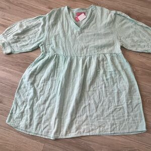 Simply Southern Light Green Dress XXL